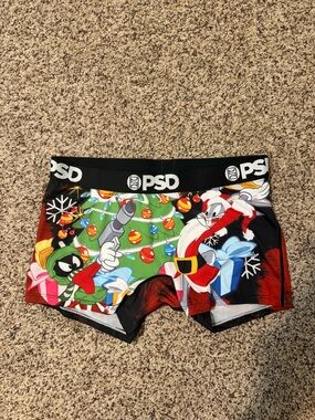 PSD Looney Tunes Holiday Boxer Briefs - Red, Green, Black, Blue
